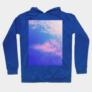 Violet Blue Sky | Pink | Clouds Photo Hoodie